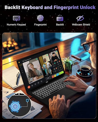 NIMO 17.3" Gaming-Creator-Laptop, 8-Core Ryzen 7 8745HS 32GB RAM 1TB SSD Beat i7-1360P up to 4.9GHz Radeon 780M, USB 4.0 FHD 100W Fast PD for Video Editing, AI Tasks & Remote Streaming, 2-Yr Warranty