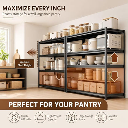 3 Tier Metal Bookshelf, Adjustable Tall Bookcase, Heavy Duty 1800 LBS Modern Deep Book Shelf, Bolt-Free Storage Shelves for Living Room, Home Office, Garage, 27.6" Wx 13.8" Dx 31.5" H