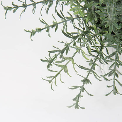 Hollyone Faux Plants Indoor Artificial Mini Potted Plants Plastic Green Plant Small Fake Plants Eucalyptus Decor in Pots for Home Table Room Bathroom Decor