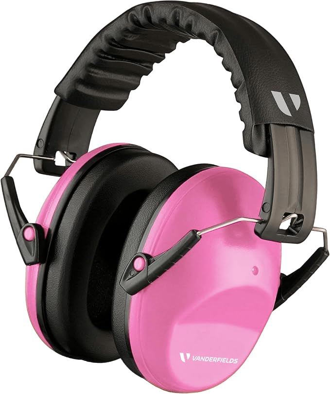 Vanderfields - Hearing Protection Ear Muffs - Over 31 dB (2K Hz) Broad Noise Cancelling Sound Reduction - Adults & Teens
