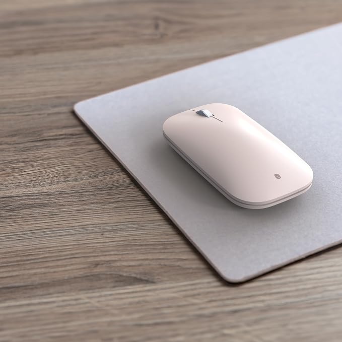 Incase Modern Mobile Mouse – Designed by Microsoft – Lightweight, Precision Navigation, Right/Left Hand Use, Scroll Wheel, BlueTrack Technology, Wireless Bluetooth for Mac/Windows/8/10/11 (Sandstone)