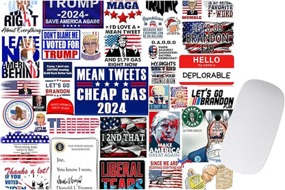 Trump Meme Mouse Pad Funny Trump Mousepad (Lets go Brandon, FJB, Mean Tweet Cheap Gas Trump 2024)