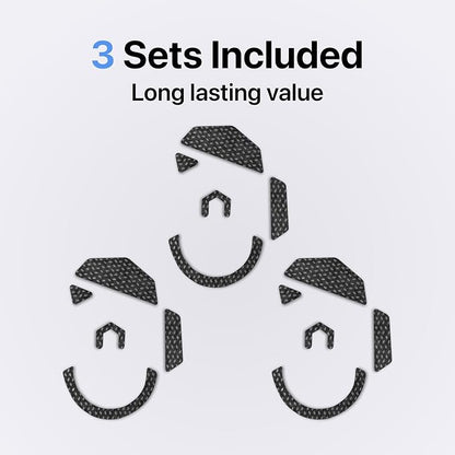 Adhesive Mouse Pad, 3 Pack - Minimalist Mousepad for Logitech G502 (wireless)