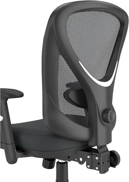 Staples Carder Ergonomic Task Chair, Mesh, Ergonomic, Lumbar Support, Adjustable Height, Black