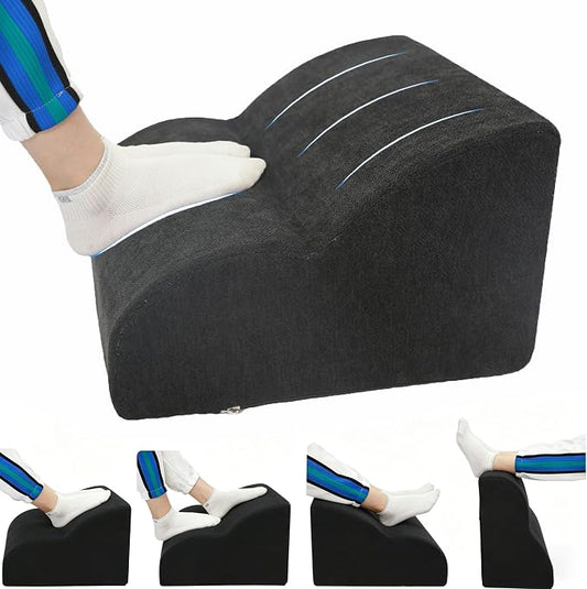Foot Rest for Under Desk at Work.Multifunctional 3-Tier Foot Stool,with Washable Footrest.for Under Desk,Office Chair Gaming Chair & Sofa,Leg Elevation Pillow,Supports Posture(A-Black)