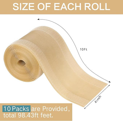 WILLBOND Carpet Cord Cover Cable Protector Floor Cover Cable Protector Management Only for Commercial Office Carpet(98.43 ft,Khaki)