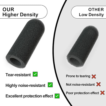 Pinkind Microphone Windscreen Replacement for David Clark M7A Mic Cover, M-4 / M-7 / H10 / H20 /DC PRO-X2 / PRO-2 / DC ONE-X ENC Headset, 3pack Noise Reducing Foam Cover