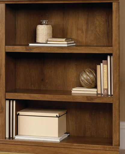 Sauder Miscellaneous Storage 3-Shelf Bookcase/ Book shelf, Oiled Oak finish