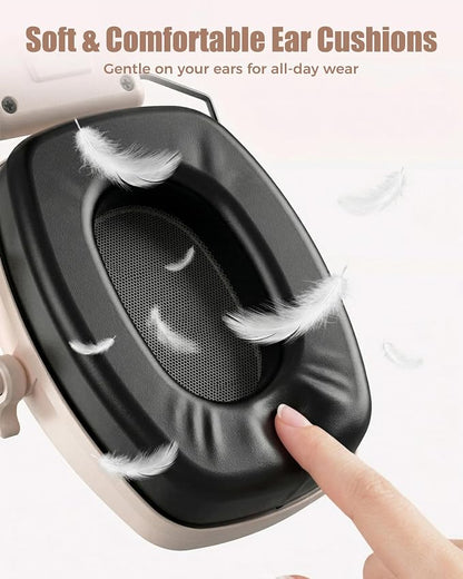 ProCase Noise Reduction Ear Muffs SNR 29dB, Hearing Protection Headphones for Adults, Adjustable Soundproof Ear Defenders