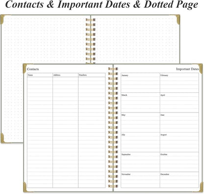 To Do List Notebook - Aesthetic Daily Planner to Easily Organize Your Tasks And Boost Productivity - Undated Planner for School or Office Supplies, 5.8" x 8.5", Green