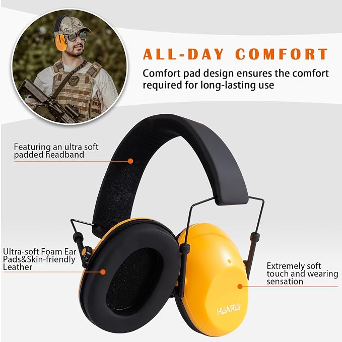 Ear Protection noise cancelling headphones For Adults, Children, Sensory Autism Hearing Protection Safety Earmuffs