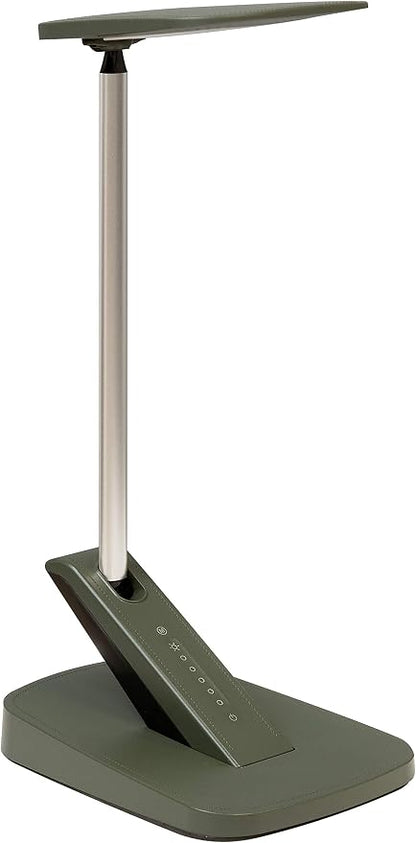 UltraBrite UDL0456-LGRN-DS LED Desk Lamp, 8.7”L X 6.2”W x 17.5"H, Green