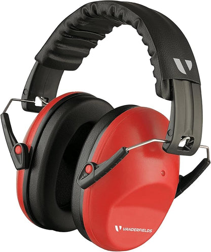 Vanderfields - Hearing Protection Ear Muffs - Over 31 dB (2K Hz) Broad Noise Cancelling Sound Reduction - Adults & Teens