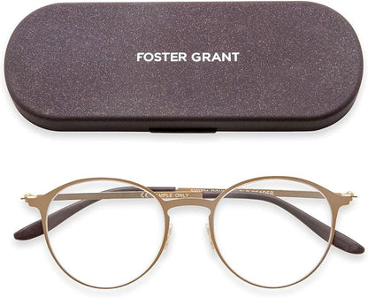 Foster Grant Unisex Adult Hayden Superflat Glasses Reading Glasses, US