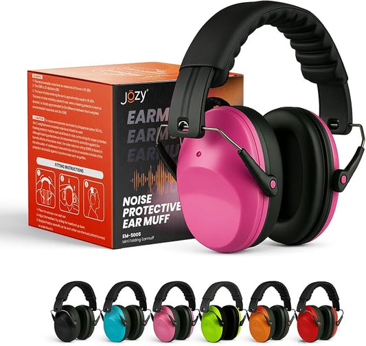 Jozy Noise Canceling Headphones for Kids, SNR 26dB Ear Protection for Autism, Sound Proof Sensory Muffs for Hearing, Concerts