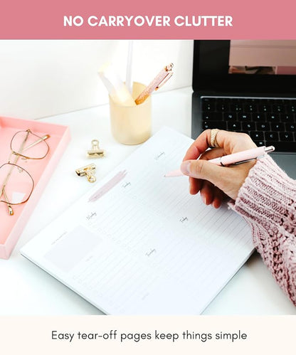 Lamare Weekly Planner Notepad – Premium Undated Weekly To Do List Notepad