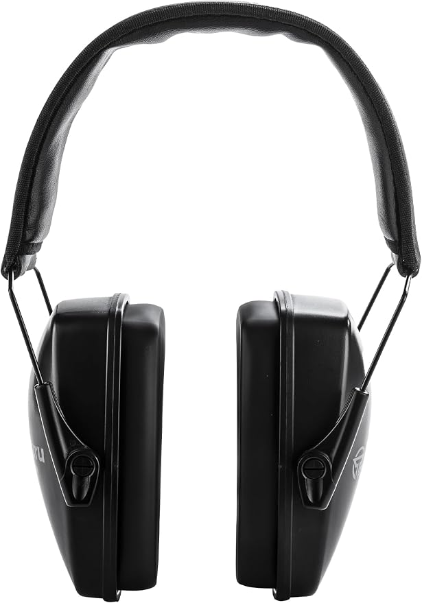 SHOTMUFFS A Lite – Passive Shooting Ear Protection Earmuffs | NRR 25dB, Memory foam ear cushion, Padded headband, Compact folding design, Ergonomic design, Comfortable