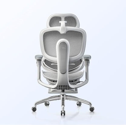 SIHOO Doro C300 Pro V2 Ergonomic Office Chair with Footrest & Full-Body Adaptive Support, 8D Armrests & Breathable Mesh, Comfy High Back Computer Desk Chair for Long Hours, 135° Recline (Grey)