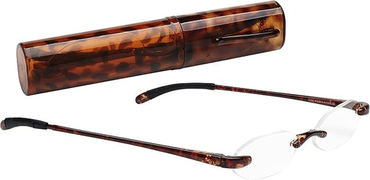 SAV Eyewear Unisex Flexi Lights Reading Glasses, 5000 Demi Brown +2.00 Power