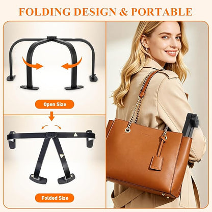 Half Moon Nail Light for Desk with Soldering Clips & Phone Holder, 30In Foldable LED Arch Tech Lamp for Fingernail Art Jewelery Craft Card DIY, 2700LM Multiple Brightness 3000-6000K