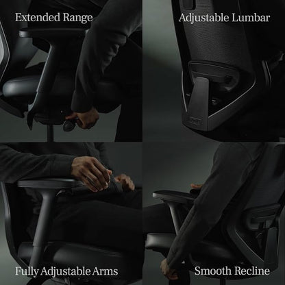 Branch Ergonomic Chair Pro - Mesh Office Chair with 14 Points of Adjustment - Height, Depth & Tilt Adjustable - 5D Armrests - Forward Tilt, Smooth Recline, and Lumbar Support - Spark