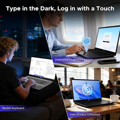 NIMO 17.3" Light-Gaming-Laptop, AMD Ryzen 7 8745HS 8 Cores 16GB DDR5 RAM 512GB SSD, Radeon 780M Graphics, FHD IPS Display, 100W Type-C Fast Charger, Backlit Keyboard, Fingerprint, USB 4.0