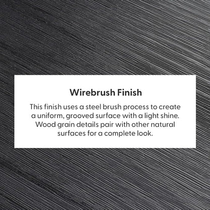 Plank+Beam 72 Inch Farmhouse Dining Table, Solid Wood Rustic Kitchen Table, Large Wooden Rectangular Dinner Table for Dining Room, Home Office, Living Room Furniture, Easy Assembly, Black Wirebrush