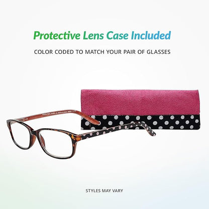SAV VK Couture E9082 Reading Glasses For Women - Durable, Lightweight, Fashionable Readers