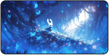 Hollow Knight Inspired Fanart Gaming Mouse Pad, Home Office Desk mat, Cozy Gamer Mouse Pad – Large 31x15.5 Inch, Non-Slip Neoprene, Indie Game & Hollow Knight Aesthetic Office Desk mat (Large)