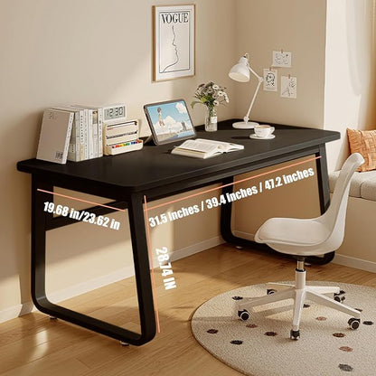 Modern Desk 39.4 Inch Computer Table Simple Style Office Writing Desk Industrial