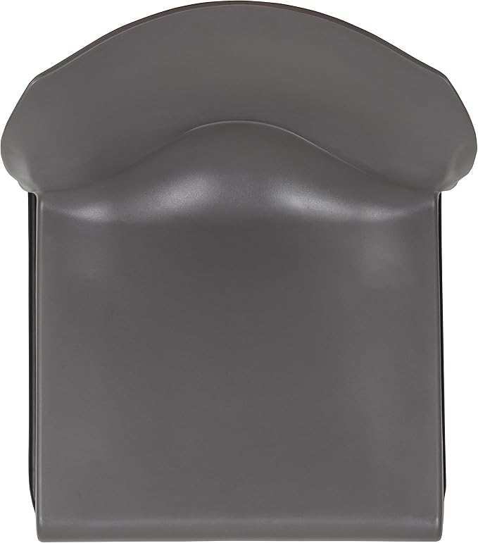 Flash Furniture HERCULES Series 880 lb. Capacity Gray Full Back Contoured Stack Chair with Black Powder Coated Sled Base