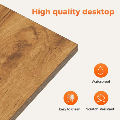 Mericonia 32 inch Rolling Computer Desk with Wheels, Gaming Desk for Small Spaces, Modern Simple Style Table for Home Office, Study Writing Table