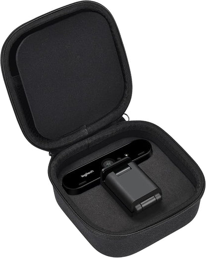 BRIO (C1000e) Hard Case,Storage Bag Compatible with Logitech BRIO (C1000e) 4K Webcam Protective Travel Carrying Case (Black)