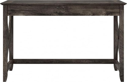 Bush Home Key West 48W Writing Desk in Dark Gray Hickory