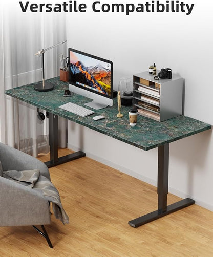 Universal 36 x 24 One-Piece Solid Wood Table Top, 1" Thick Desktop for Stand Up Height Adjustable Desk Frames, Home Office Tabletop, Countertop DIY