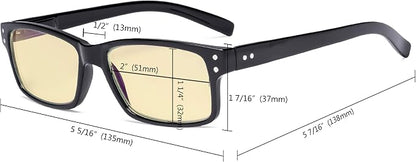 Eyekepper 5-pack Blue Light Blocking Glasses Yellow Tinted