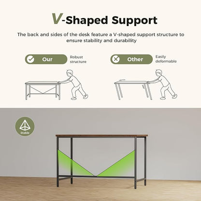 Mericonia 32 inch Computer Desk, Gaming Desk for Small Spaces, Modern Simple Style Table for Home Office, Study Student Writing Table