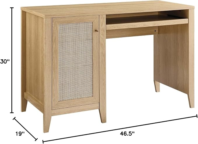 Modway Soma Desk, Oak, 47"
