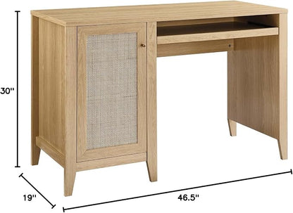 Modway Soma Desk, Oak, 47"