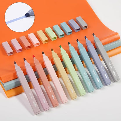Mr. Pen- Aesthetic Bible Highlighters No Bleed Through, 10 Pack | Retro Colors, Cute Highlighter for Journaling Supplies and School Accessories, Bible Highlighters and Pens No Bleed