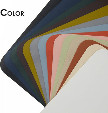 Cork Desk Mat - Dual-Sided Desk Pad for Office and Home - Desk Organization and Accessories - Ideal for Large Mouse Pad and Desk Mats on Top of Desks(Olive Green,80cmx 40cm)