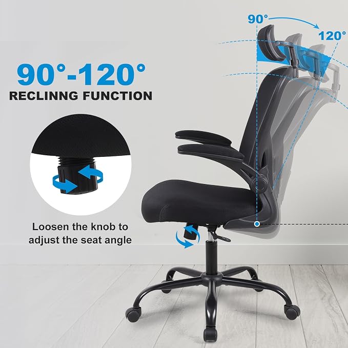 Ergonomic Office Desk Chair 4Pack- Mesh Home Office Desk Chairs with Lumbar Support & 3D Adjustable Armrests,Executive Rolling Chair(4Pack Office Chair)