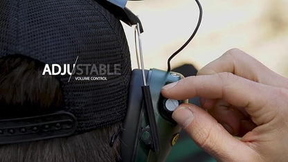 Caldwell E-MAX Electronic Hearing Protection with Low Profile, Adjustable, 23 NRR, For Range, Shooting, and Hunting