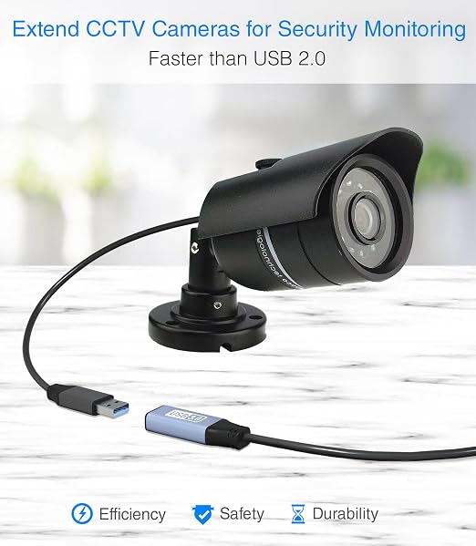BlueRigger USB 3.0 Extension Cable 6FT (5 Gbps USB Extender Cord) - Short USB Extension Cable for Webcam, VR Headset, Printer, Hard Drive, Keyboard, Mouse