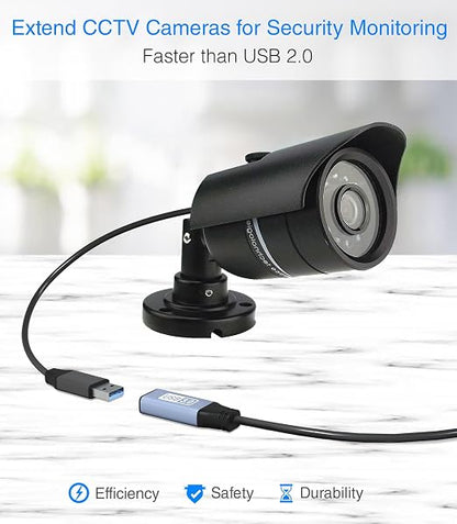 BlueRigger USB 3.0 Extension Cable 6FT (5 Gbps USB Extender Cord) - Short USB Extension Cable for Webcam, VR Headset, Printer, Hard Drive, Keyboard, Mouse