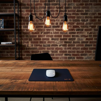 Northwind Personalized Leather Mouse Pad – Made in USA - Minimalist Custom Monogrammed Full Grain Leather Mousepad | Premium Office Desk Accessory Gift for Men and Women, 7.5" x 9" Rectangular