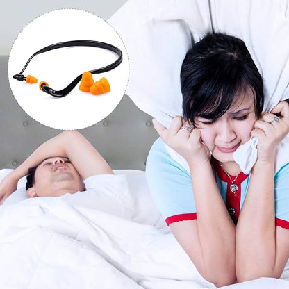 Sumind 24 Pieces Banded Ear Plugs Hearing Bands Banded Ear Band Plug Shooting Reusable Construction Protection Silicone Replacement Pods for Work Sleeping Concerts, Motor Sport Racing