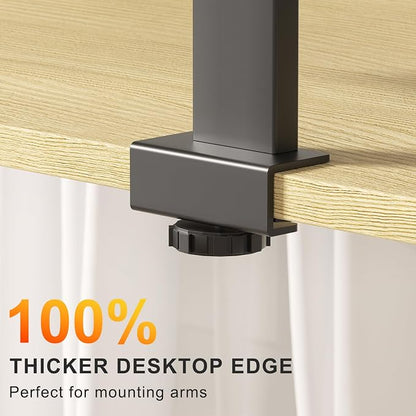 WALKINGDESK 55x28 Inches Whole Piece Electric Standing Desk, Seamless One Piece Height Adjustable Sit to Stand up Desk for Home Office, Ergonomic Computer Workstation, Oak