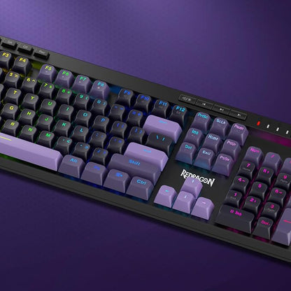 Redragon K580 HE Rapid Trigger Gaming Keyboard, 100% 104 Keys Wired Mechanical Keyboard w/Hyper-Fast Actuation, 8K Hall Effect Magnetic Switch, Dedicated Media Controls, Onboard Macro Recording