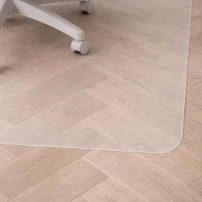 Marvelux Office Chair Mat for Hardwood Floors 36" x 48", Clear PVC Hard Floor Protector Mat for Under Desks, Rectangular Vinyl Floor Mat for Computer Desks and Gaming Chairs